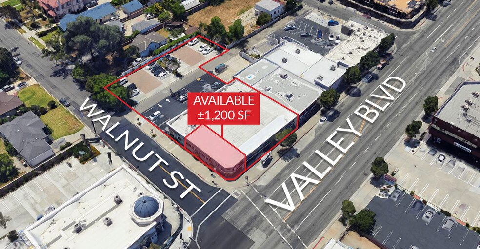 432 E Valley Blvd, San Gabriel, CA for lease - Aerial - Image 3 of 8