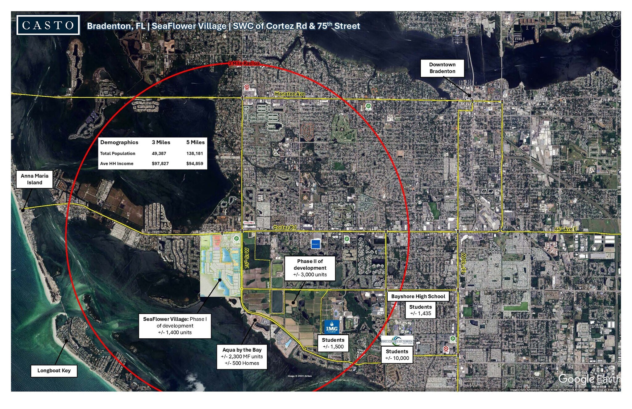 7607 Seaflower Pky, Bradenton, FL for lease Aerial- Image 1 of 4