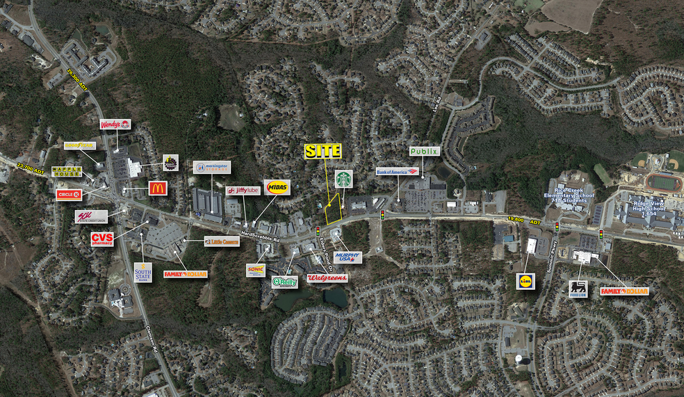 000 Hardscrabble Rd, Columbia, SC for lease - Aerial - Image 2 of 4