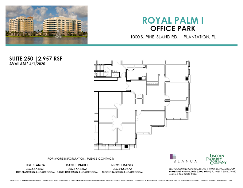 1000 S Pine Island Rd, Plantation, FL for lease Floor Plan- Image 1 of 1