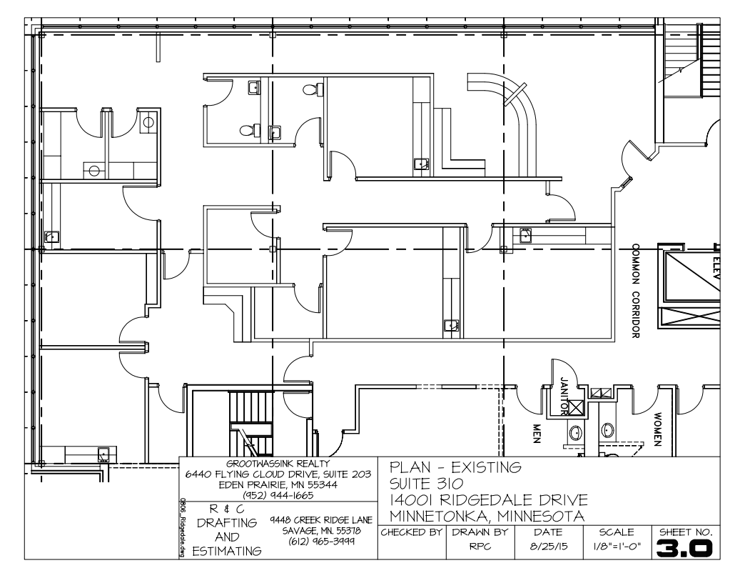 14001 Ridgedale Dr, Minnetonka, MN for lease Floor Plan- Image 1 of 2