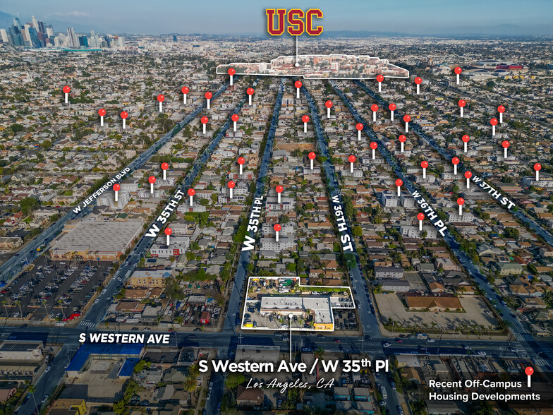 3550 S Western Ave, Los Angeles, CA for sale - Aerial - Image 3 of 6