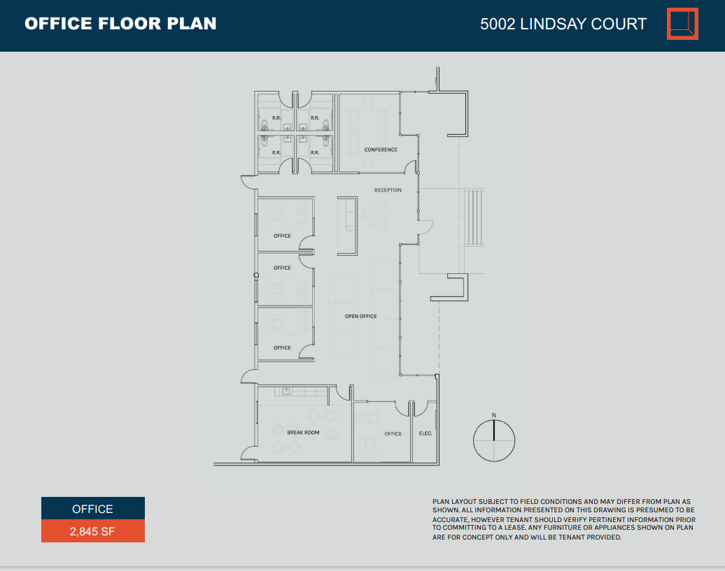 5002-5018 Lindsay Ct, Chino, CA for lease Floor Plan- Image 1 of 2