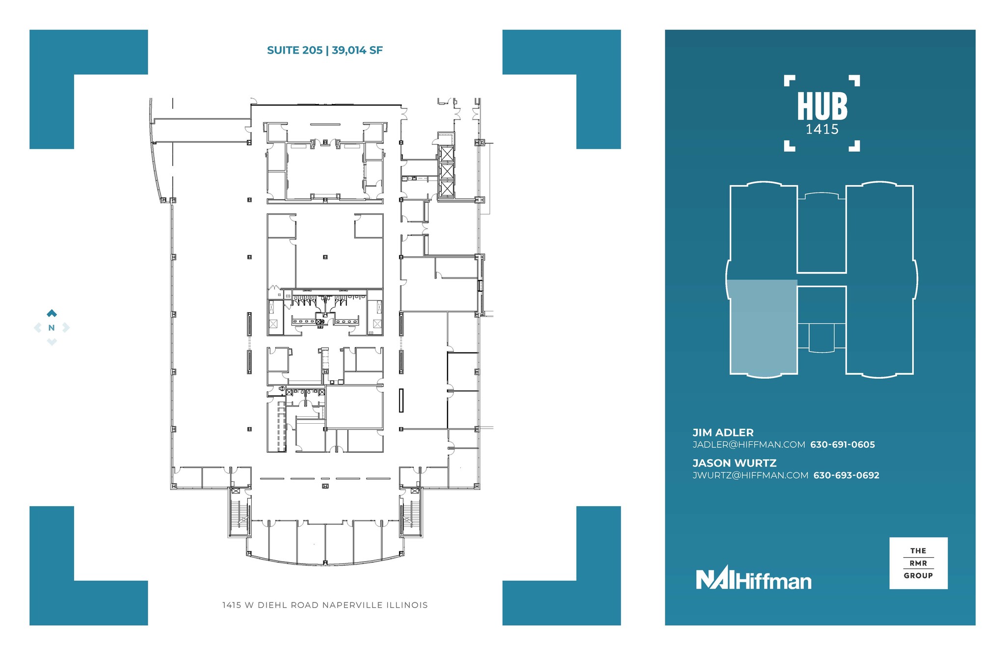 1415 W Diehl Rd, Naperville, IL for lease Floor Plan- Image 1 of 1