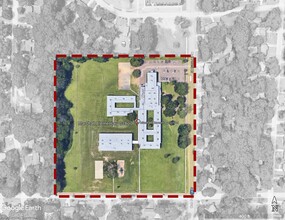 2909 Oak Forest Dr, Jackson, MS - aerial  map view