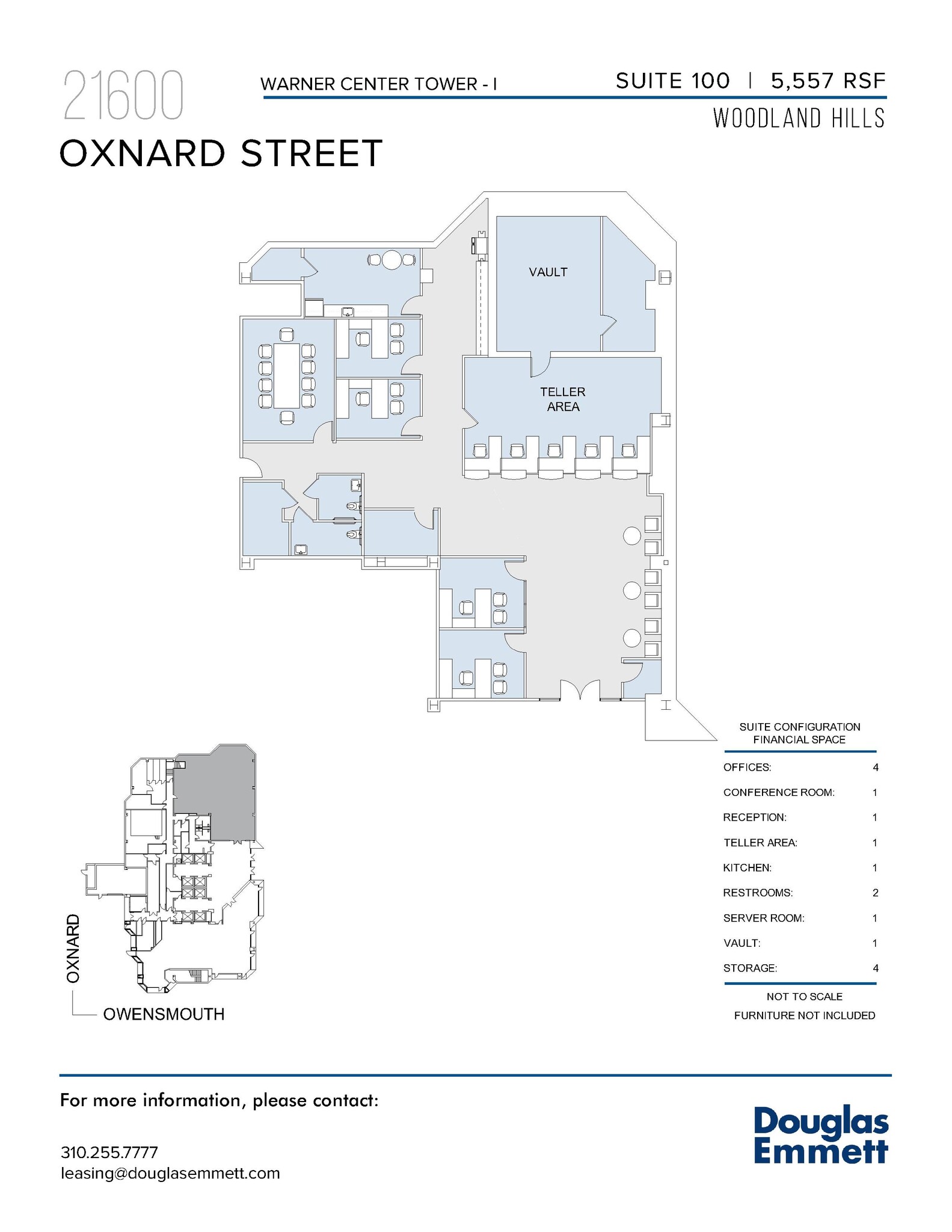 21600 Oxnard St, Woodland Hills, CA for lease Floor Plan- Image 1 of 1