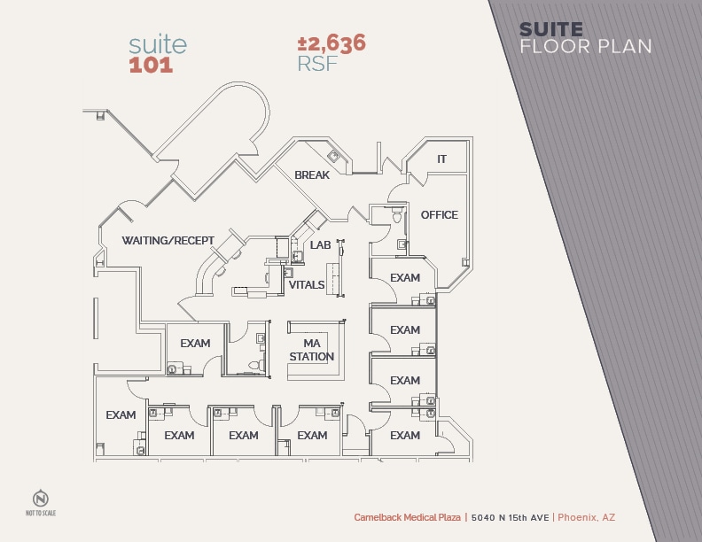 5040 N 15th Ave, Phoenix, AZ for lease Floor Plan- Image 1 of 1