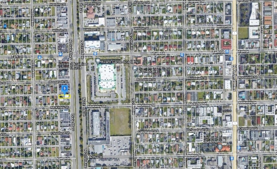 1510-1512 N Dixie Hwy, Hollywood, FL for lease - Plat Map - Image 1 of 8