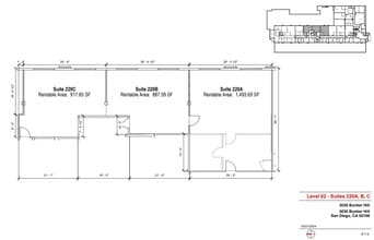 3030 Bunker Hill St, San Diego, CA for lease Floor Plan- Image 1 of 1