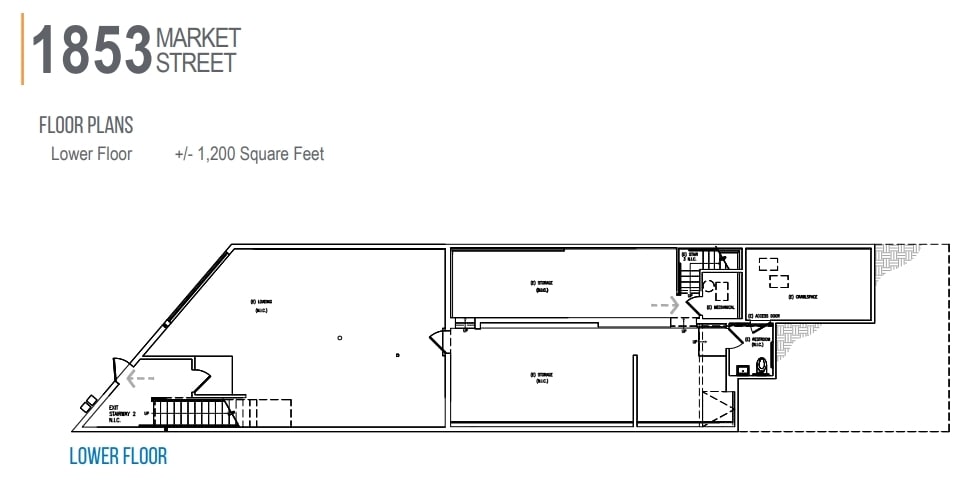 1853-1857 Market St, San Francisco, CA for lease Floor Plan- Image 1 of 1