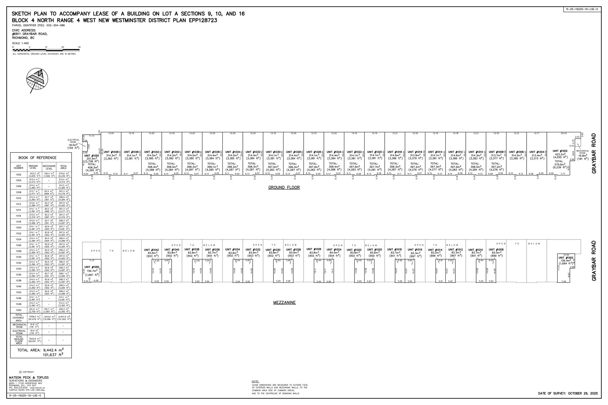 6811 Graybar Rd, Richmond, BC for lease Site Plan- Image 1 of 3