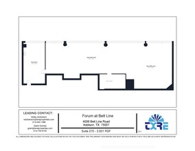 4004 Belt Line Rd, Addison, TX for lease Floor Plan- Image 1 of 1