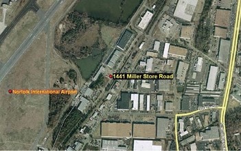 1441 Miller Store Rd, Virginia Beach, VA - AERIAL  map view