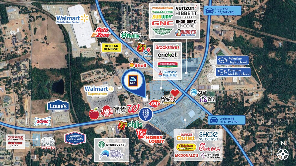 2117 S Loop 256, Palestine, TX for sale - Primary Photo - Image 1 of 1