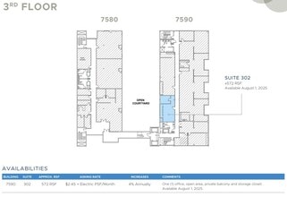 7590 Fay Ave, La Jolla, CA for lease Floor Plan- Image 1 of 1