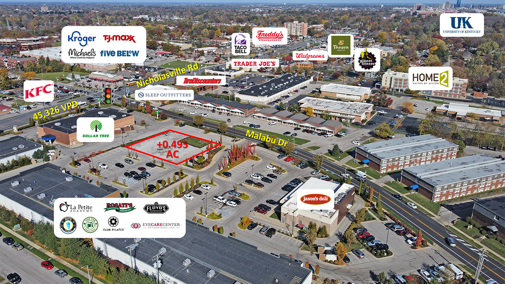 120 Malabu Dr, Lexington, KY for lease - Aerial - Image 2 of 5