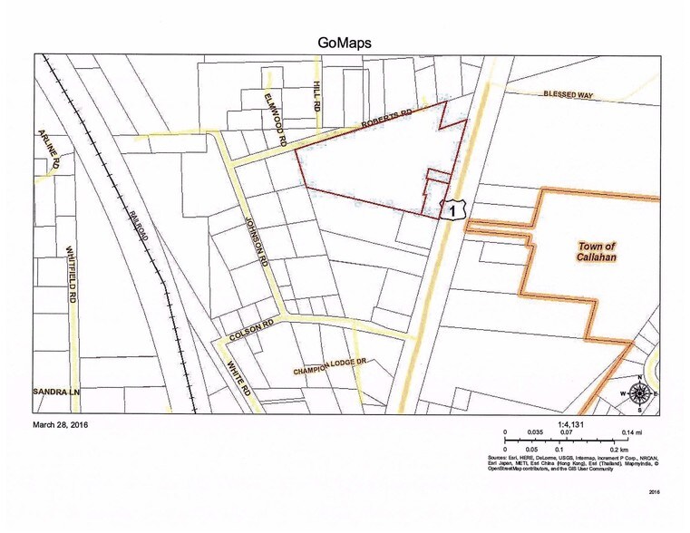 Us-1, Callahan, FL for sale - Plat Map - Image 1 of 1