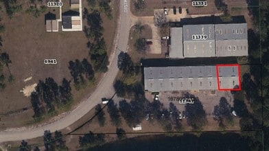 11341 Distribution Ave E, Jacksonville, FL - AERIAL  map view