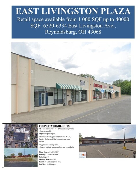 6300-6334 E Livingston Ave, Reynoldsburg, OH for lease - Building Photo - Image 3 of 12