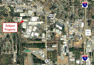 320 S Industrial Blvd, Calhoun, GA - aerial  map view