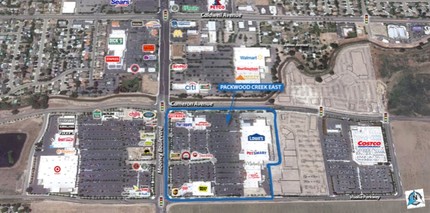 4016-4022 S Mooney Blvd, Visalia, CA - aerial  map view