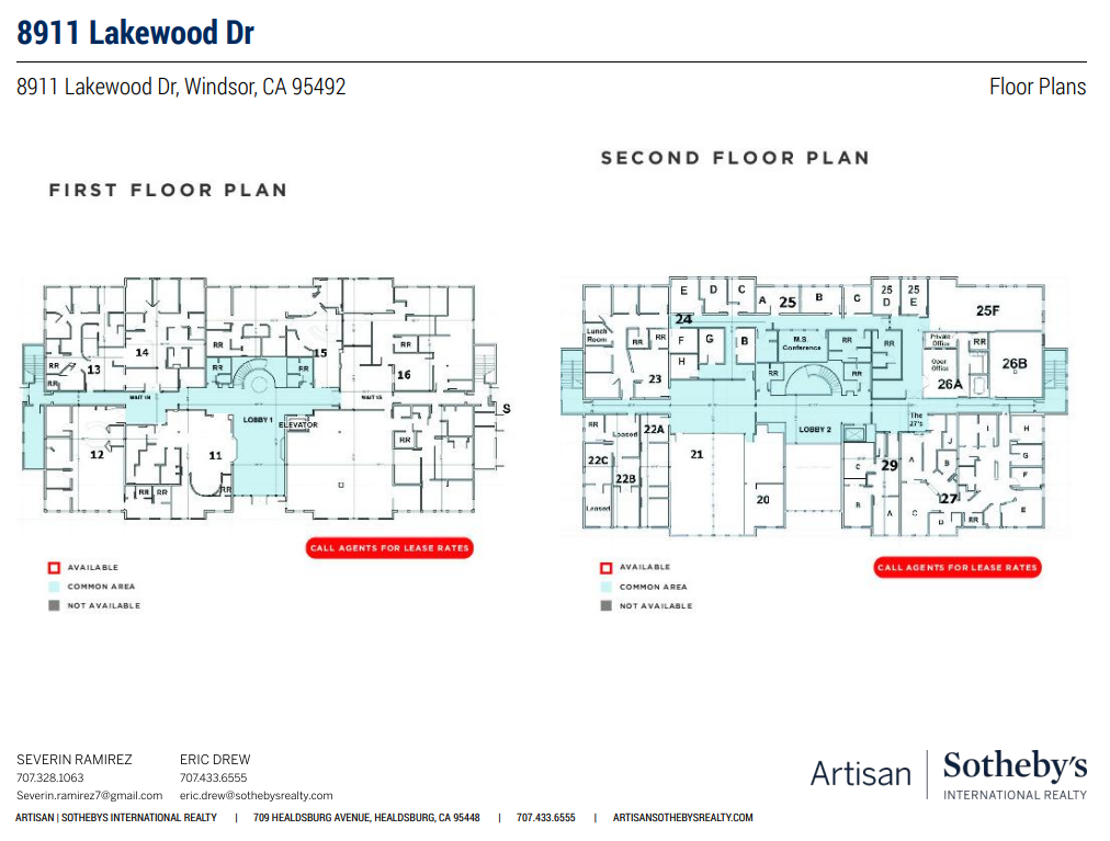 8911 Lakewood Dr, Windsor, CA for lease Floor Plan- Image 1 of 1