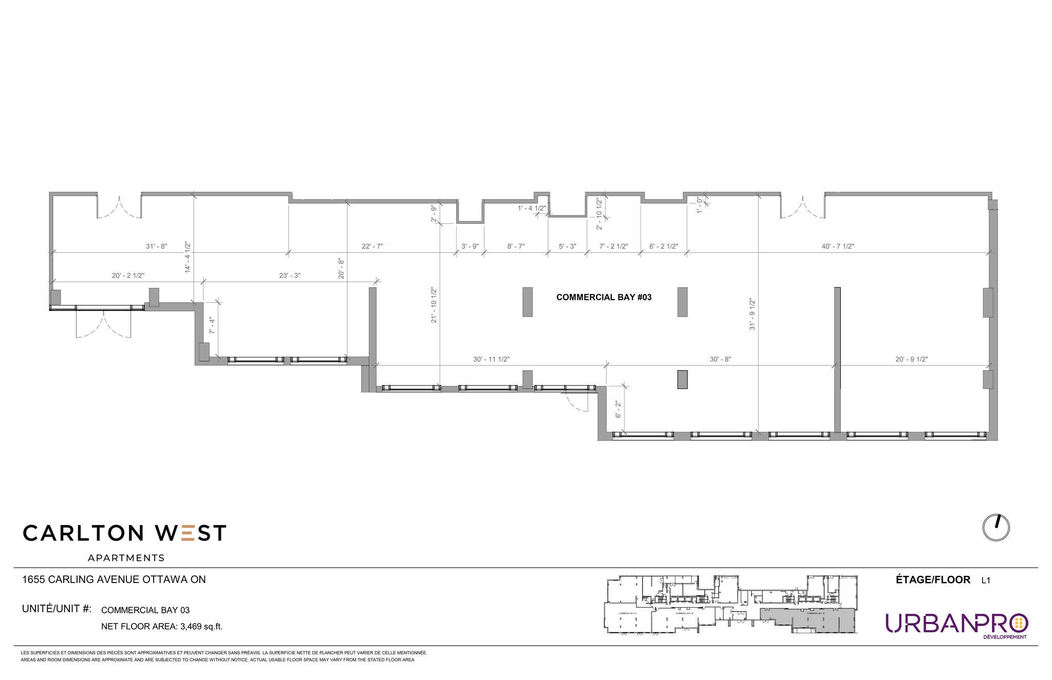 1655 Carling Ave, Ottawa, ON for lease Site Plan- Image 1 of 2