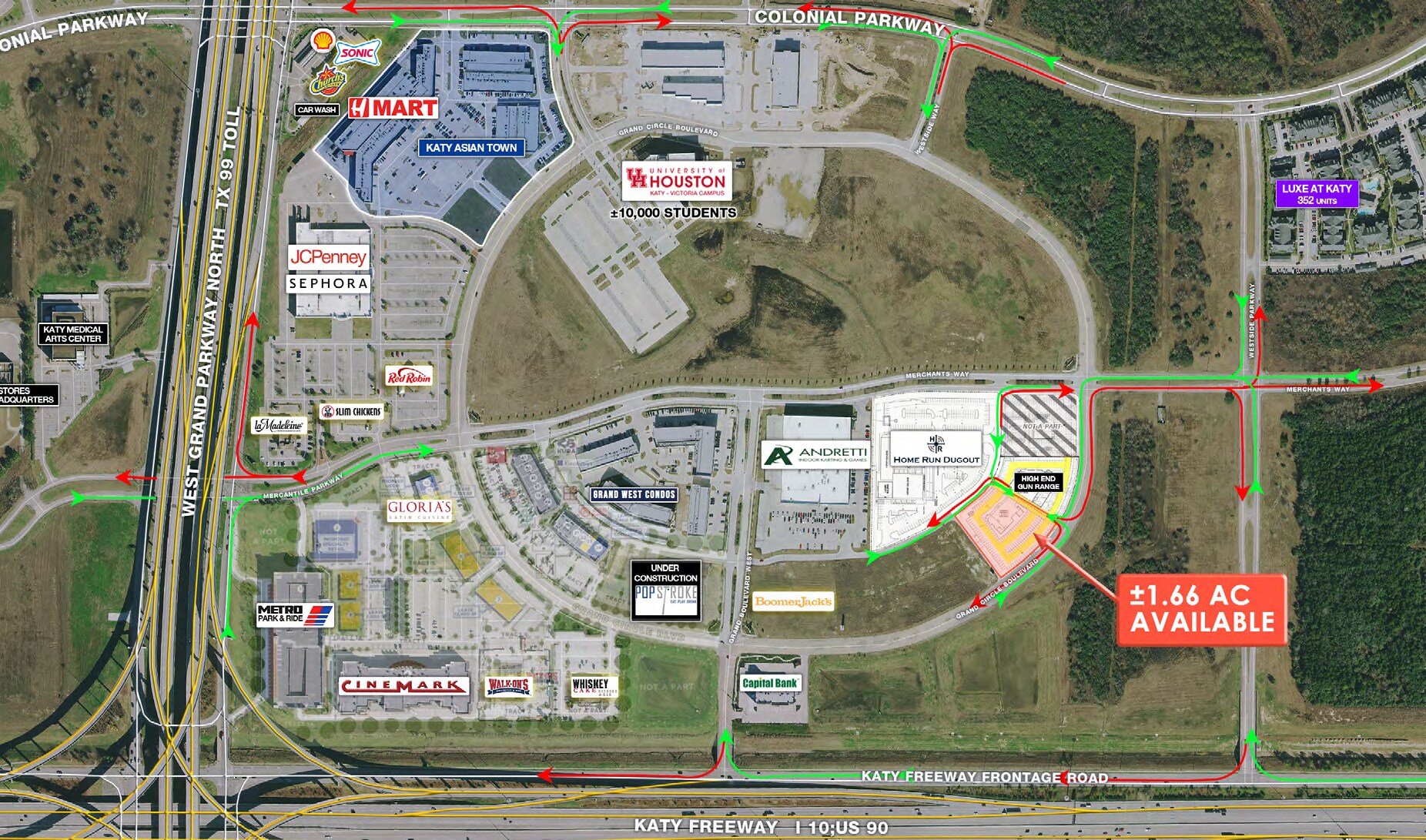 Grand Circle Blvd, Katy, TX for sale Aerial- Image 1 of 1