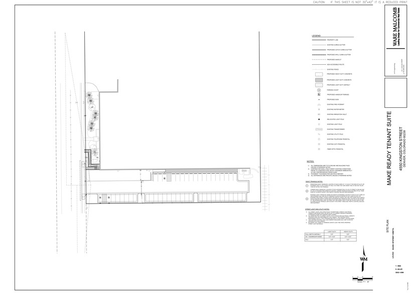 4550 Kingston St, Denver, CO for lease - Site Plan - Image 2 of 21