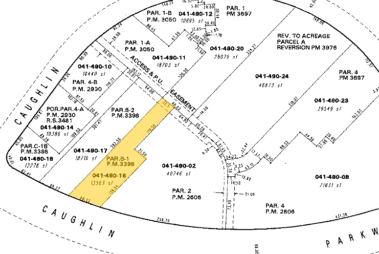 4745 Caughlin Pky, Reno, NV for sale Plat Map- Image 1 of 1