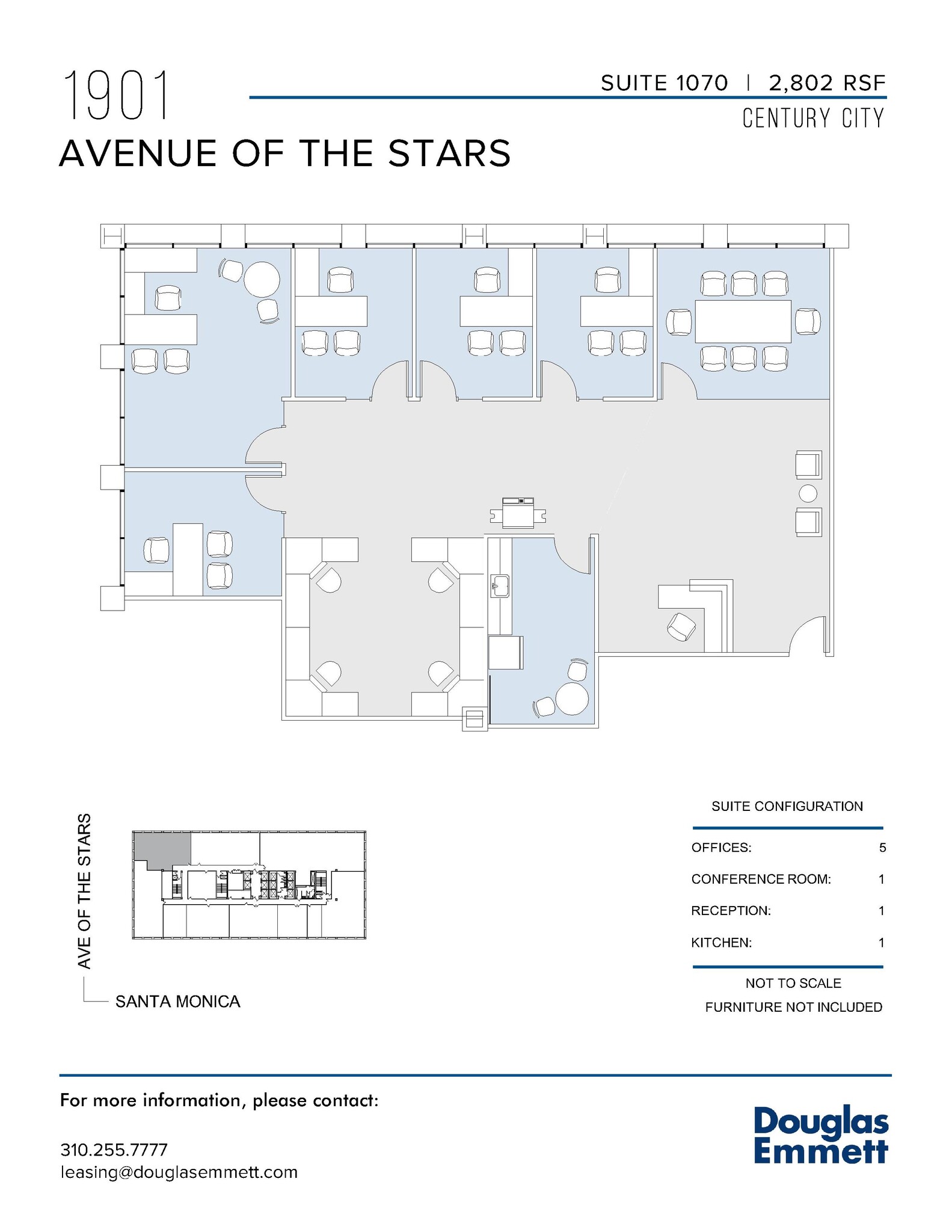 1901 Avenue of the Stars, Los Angeles, CA for lease Floor Plan- Image 1 of 1