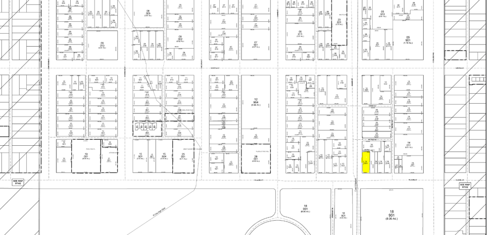 130 W Laurel St, Fort Collins, CO for lease - Plat Map - Image 2 of 3