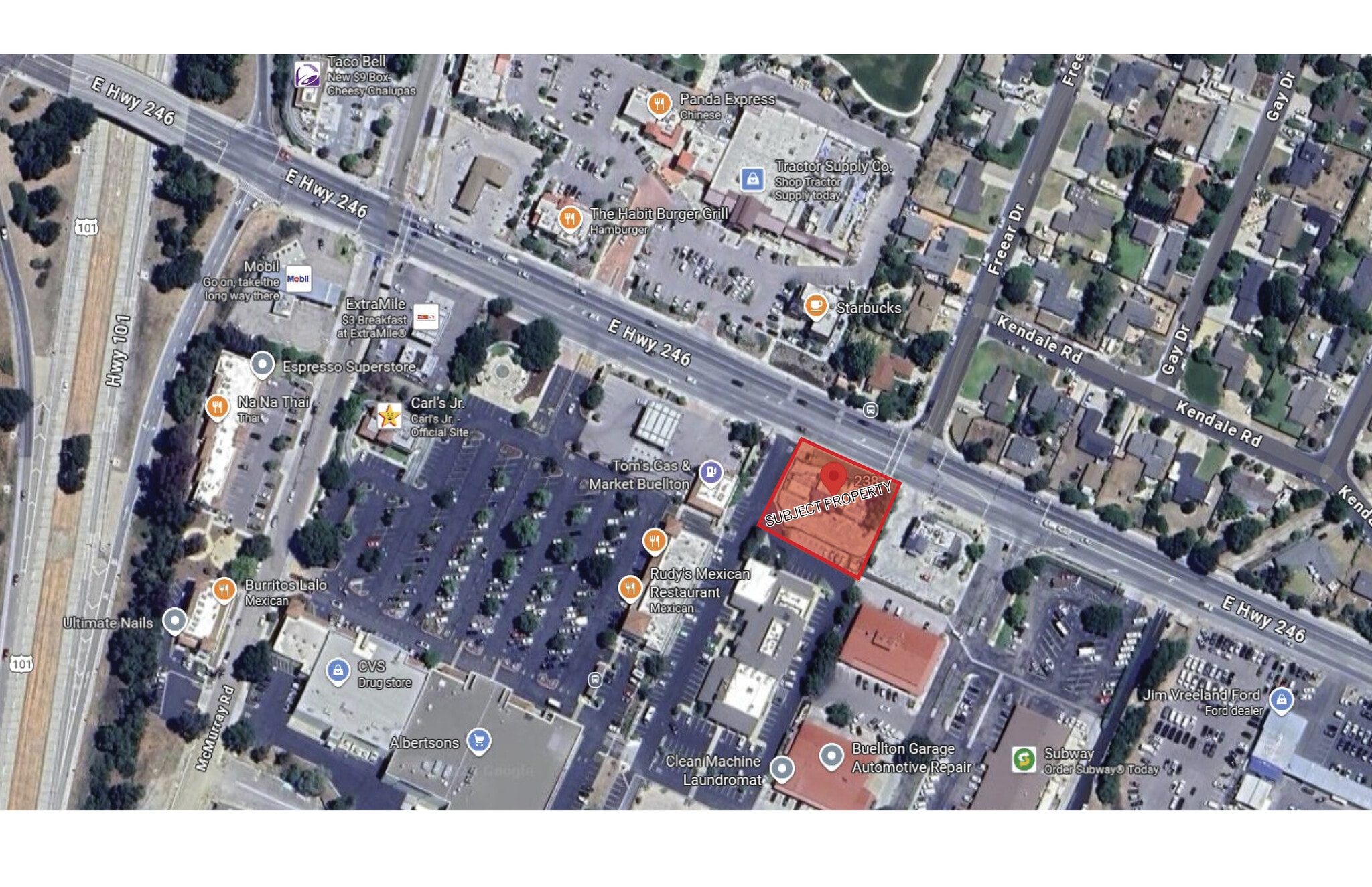 238 E Highway 246, Buellton, CA for lease Aerial- Image 1 of 2