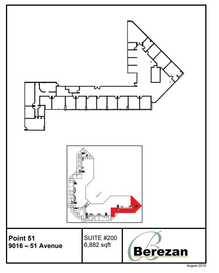 9004-9090 51st Ave NW, Edmonton, AB for lease Floor Plan- Image 1 of 1