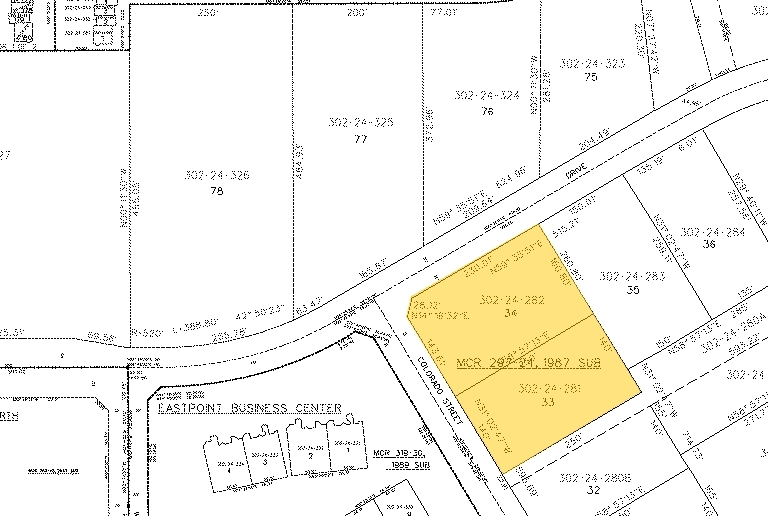 211-381 E Chilton Dr, Chandler, AZ for lease - Plat Map - Image 2 of 7