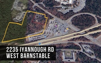 2235 Iyannough Rd, West Barnstable, MA - AERIAL  map view
