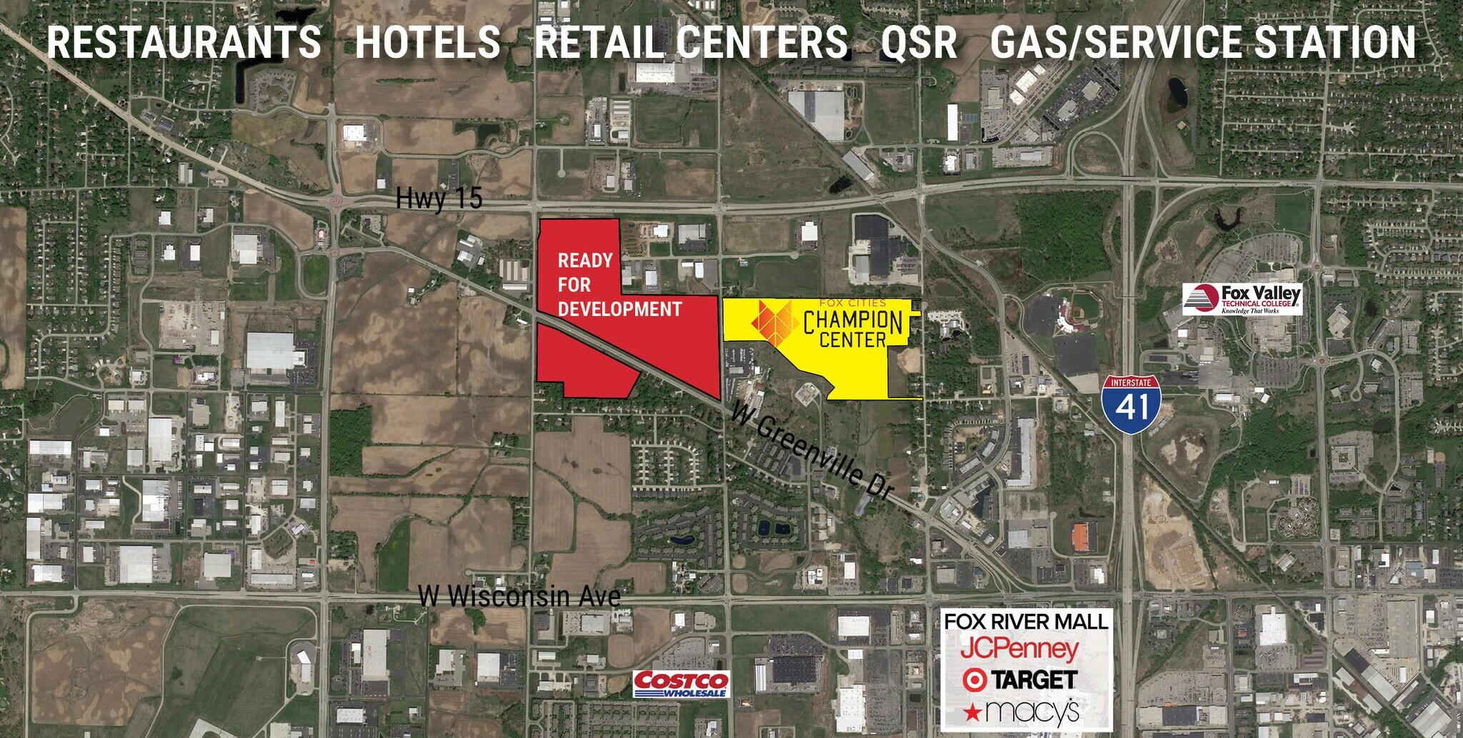 Highway 15 & N Mayflower Rd, Grand Chute, WI for sale Building Photo- Image 1 of 1
