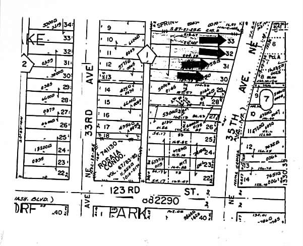 12333 35th Ave NE, Seattle, WA for lease - Plat Map - Image 3 of 5