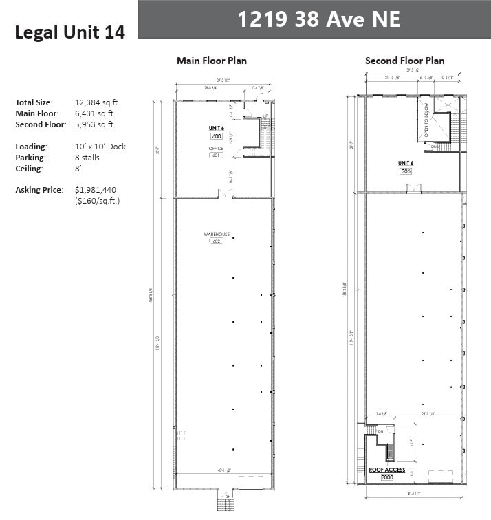 1215 38 Av NE, Calgary, AB T2E 6M2 - Unit 1219 - - Floor Plan - Image 1 of 1