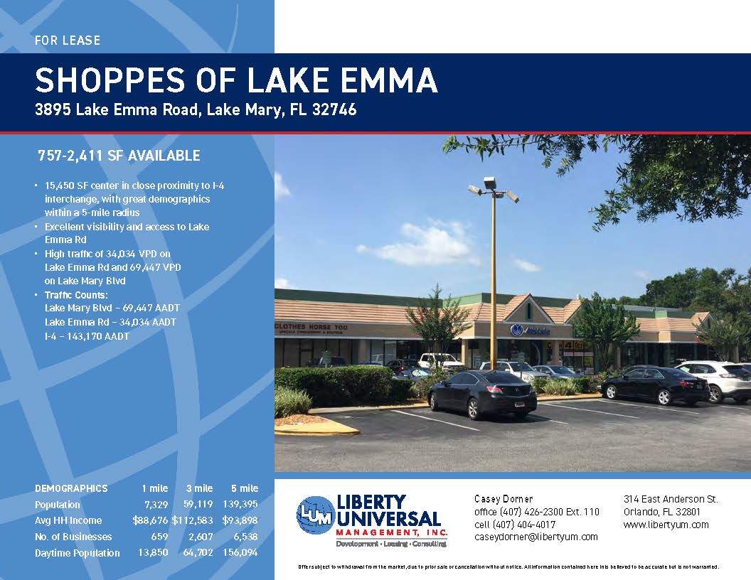 3895 Lake Emma Rd, Lake Mary, FL 32746