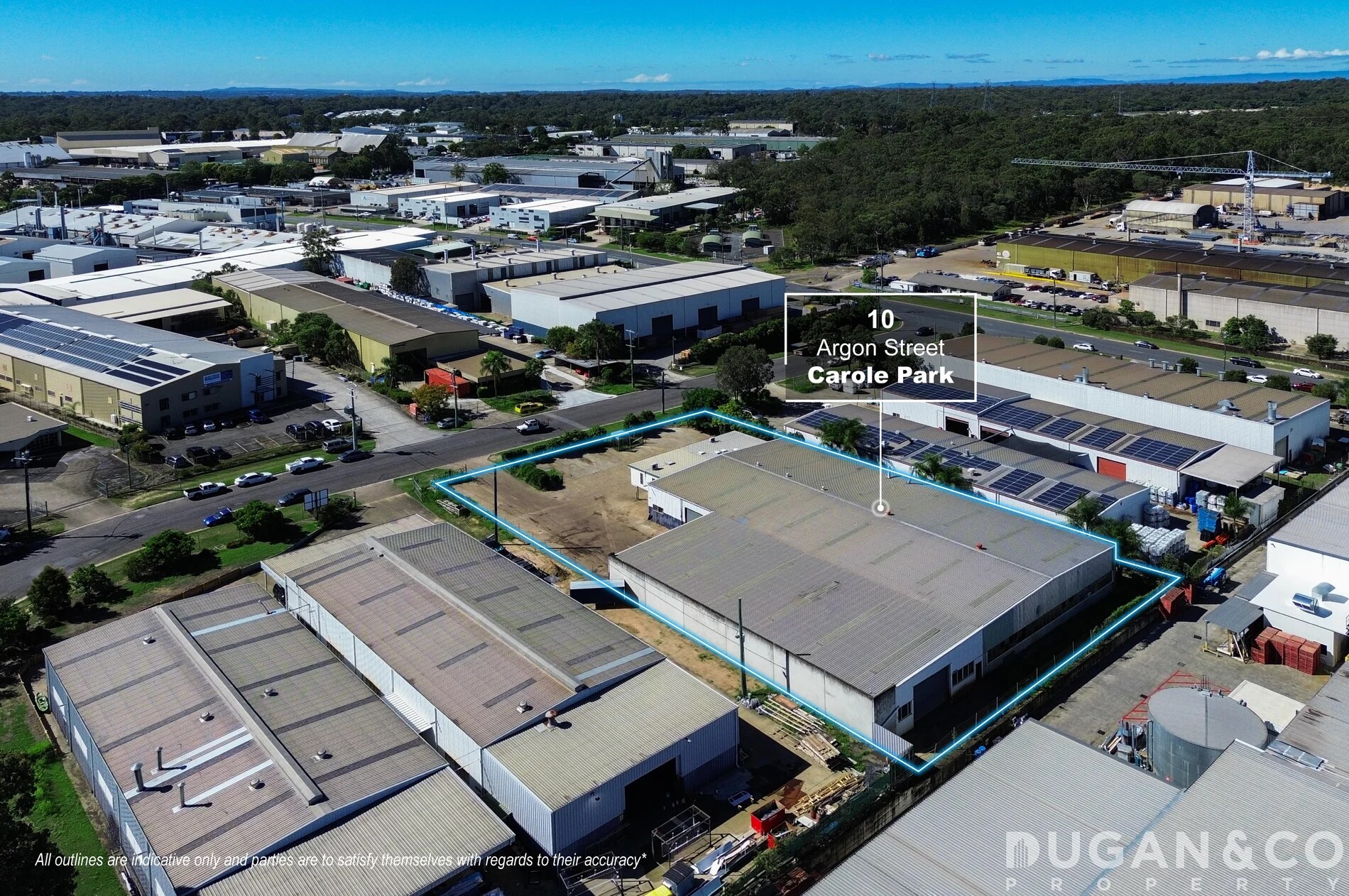 10-12 Argon St, Carole Park for lease Aerial- Image 1 of 11