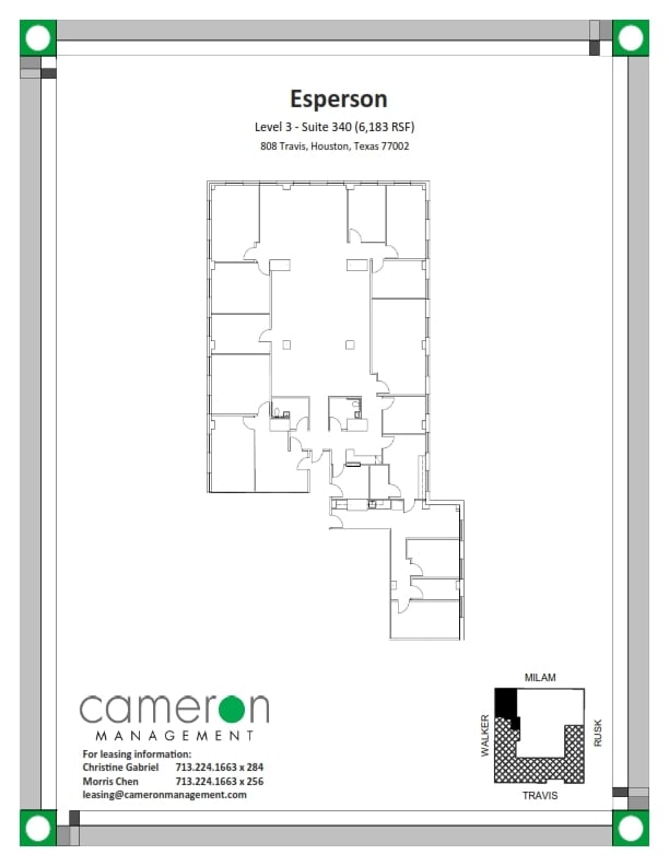 808 Travis St, Houston, TX for lease Floor Plan- Image 1 of 1