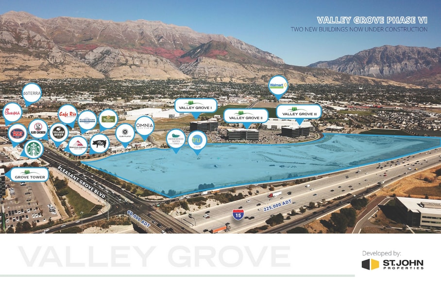 1882 W Pleasant Grove Blvd, Pleasant Grove, UT for lease - Aerial - Image 3 of 6