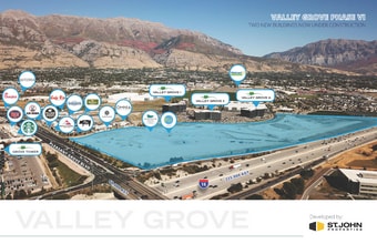 1882 W Pleasant Grove Blvd, Pleasant Grove, UT - AERIAL  map view