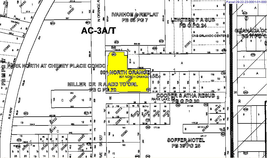 801-811 N Orange Ave, Orlando, FL for sale - Plat Map - Image 2 of 35