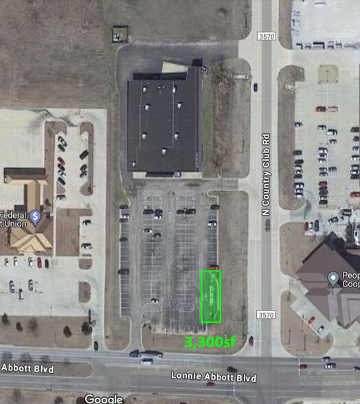 1630 Lonnie Abbott Blvd, Ada, OK for lease - Aerial - Image 1 of 4