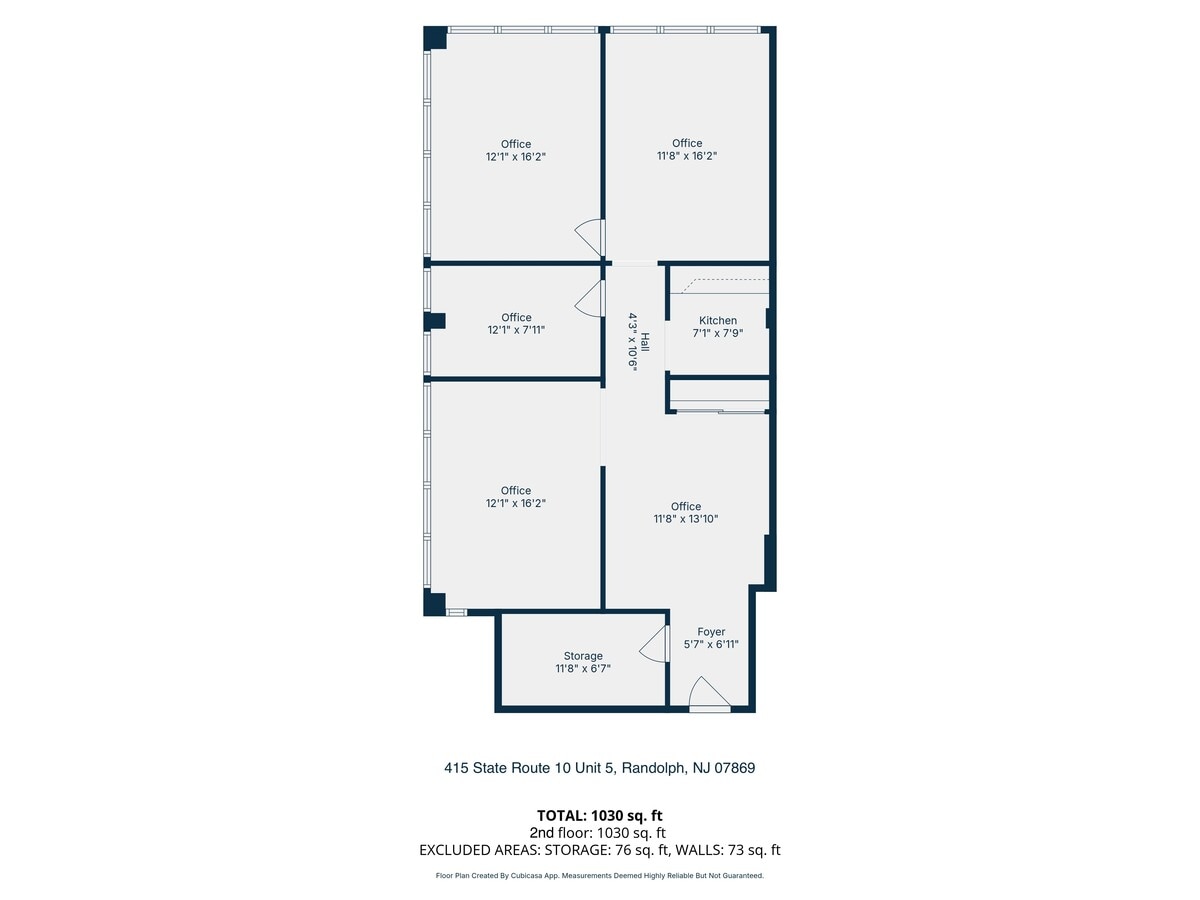 415 State Route 10, Randolph, NJ 07869 - Unit 5 - - Floor Plan - Image 1 of 1