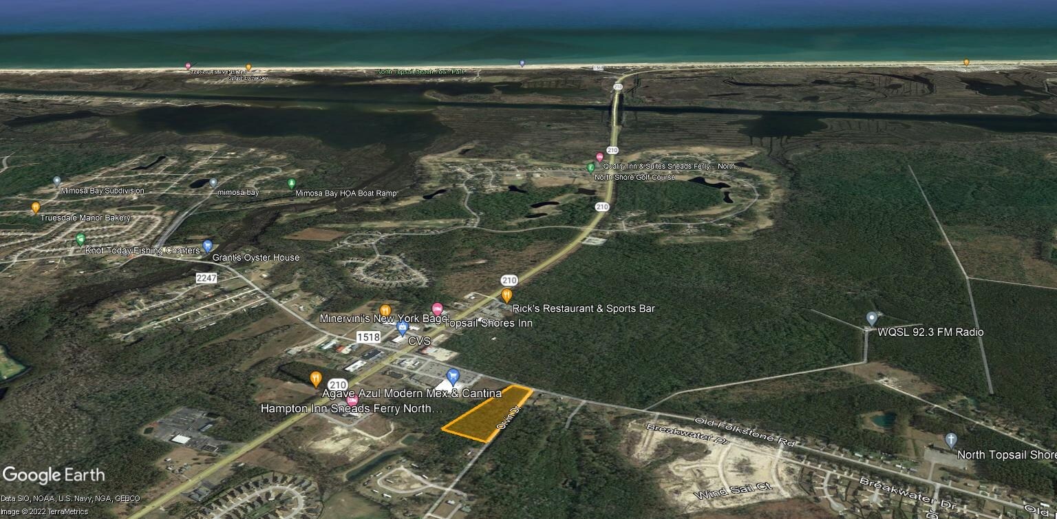 945 Old Folkstone, Sneads Ferry, NC 28460 Onslow Co. NC 11+ Acre Food