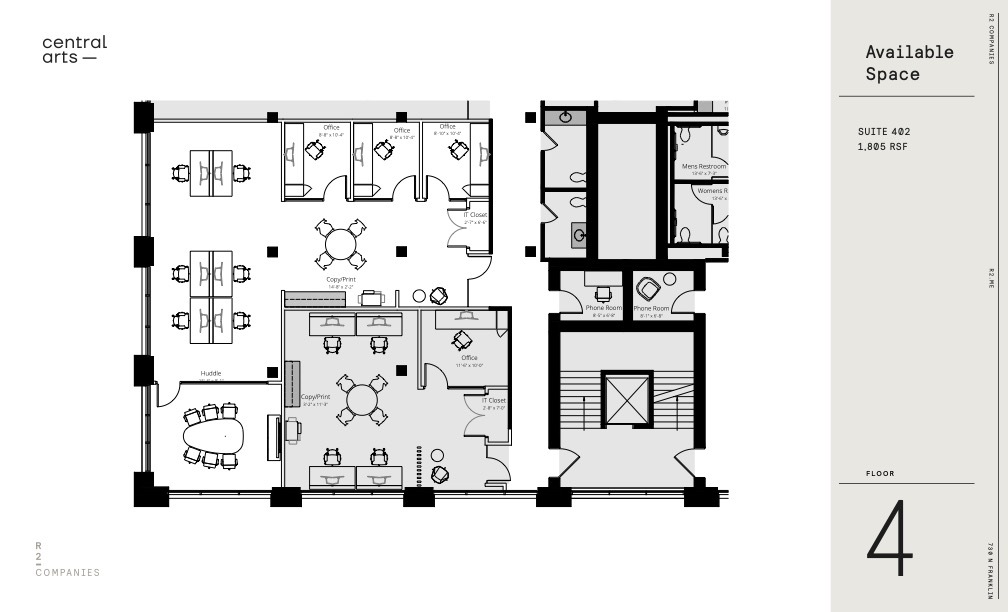 730 N Franklin St, Chicago, IL for lease Floor Plan- Image 1 of 1