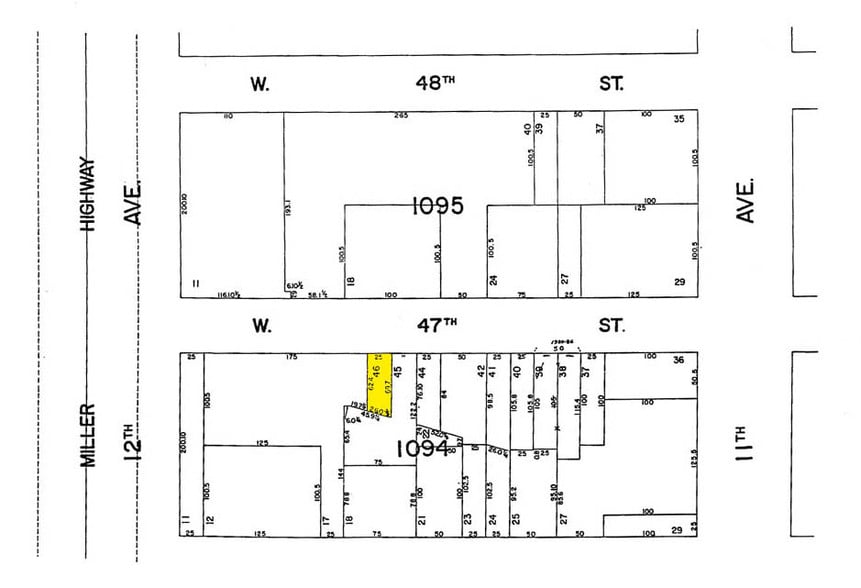 622 W 47th St, New York, NY for lease - Plat Map - Image 2 of 4